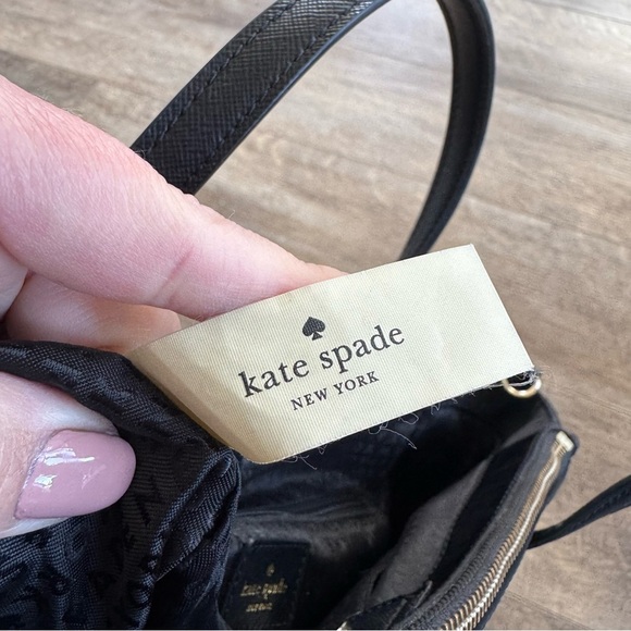 Kate Spade Medium Sized Black Nylon Tote Bag - Picture 9 of 14
